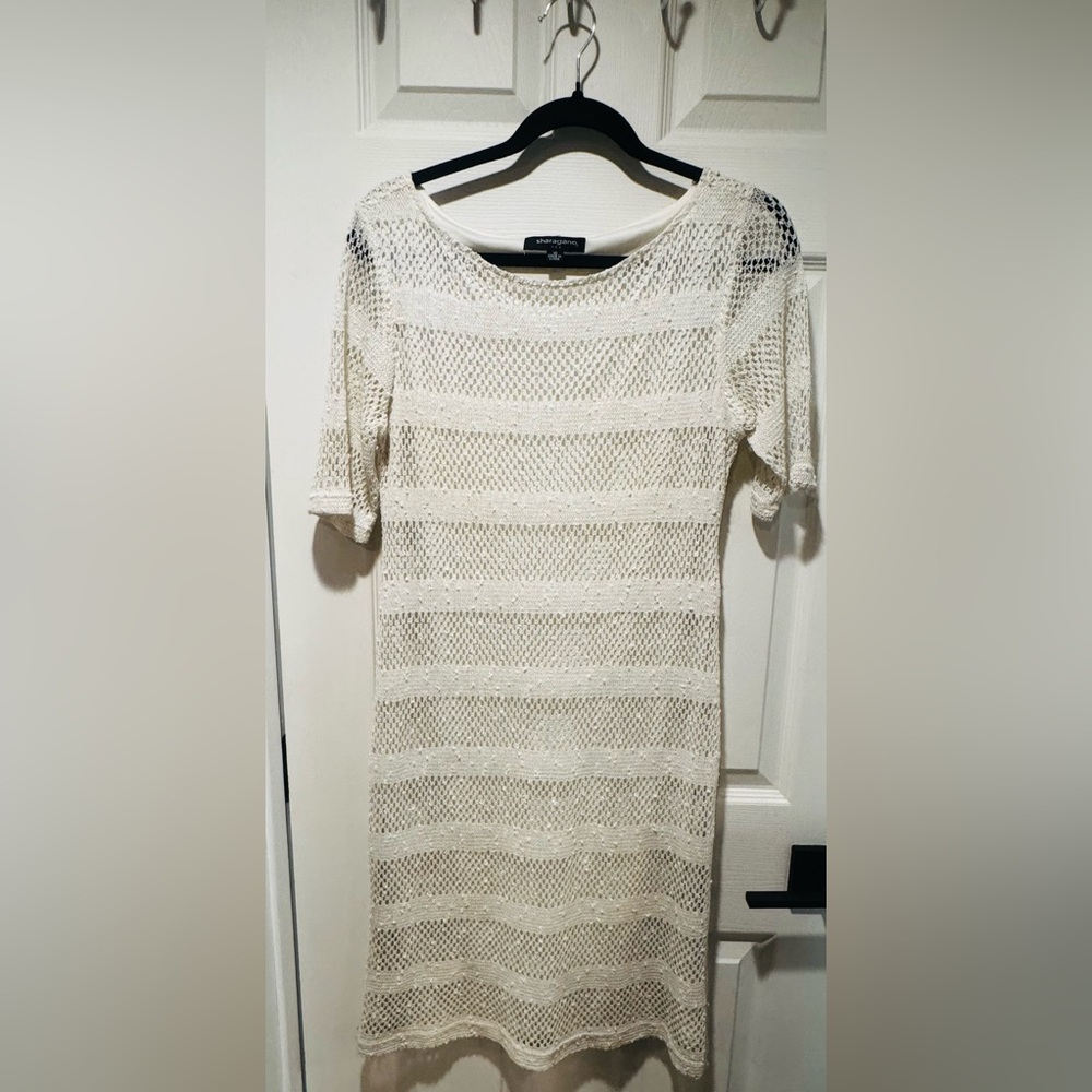Sharagano Cream Knit Dress